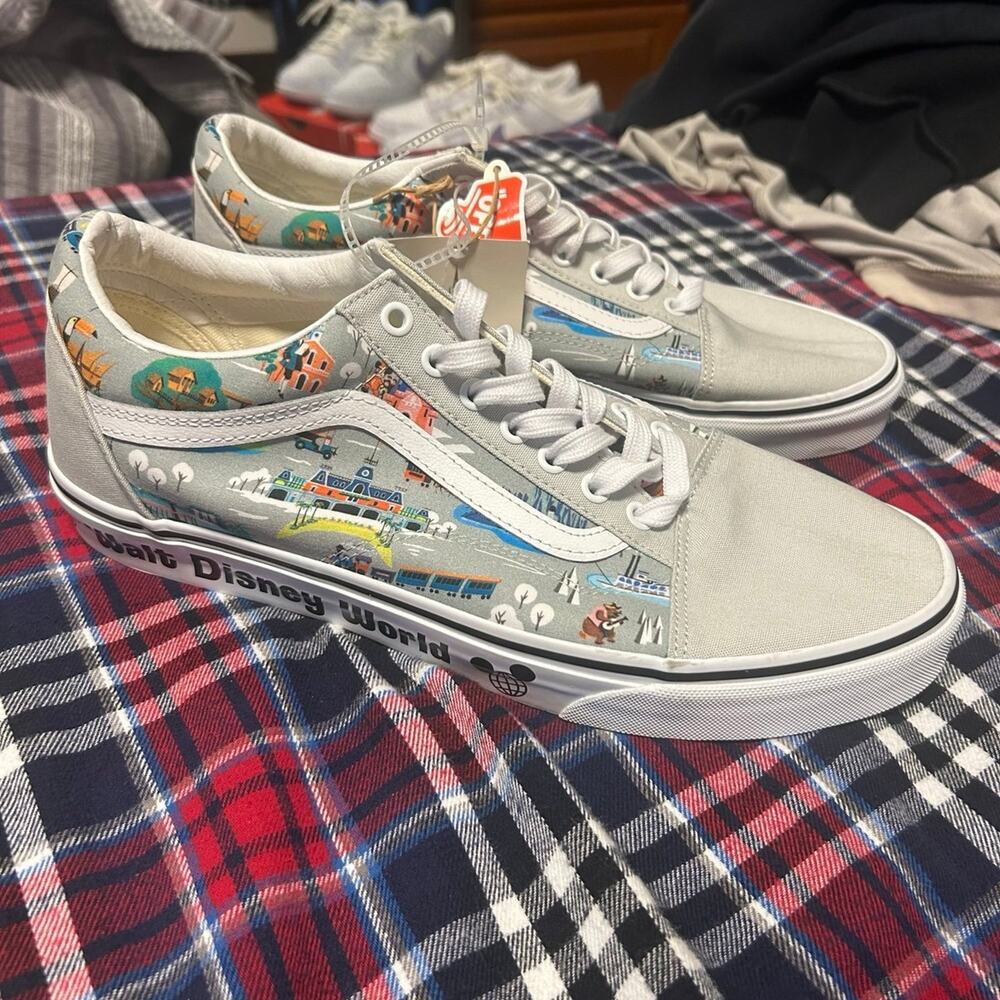 Vans Old Skool Walt Disney World 50th Anniversary Park Map